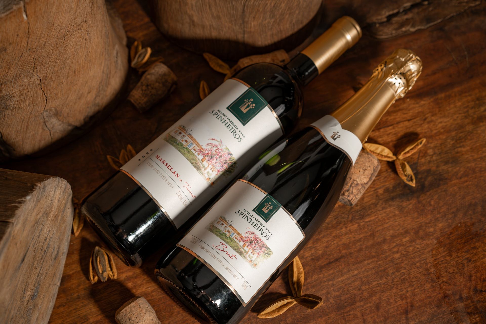 Resort Fazenda 3 Pinheiros lança vinhos exclusivos em parceria com a vinícola Cave Antiga